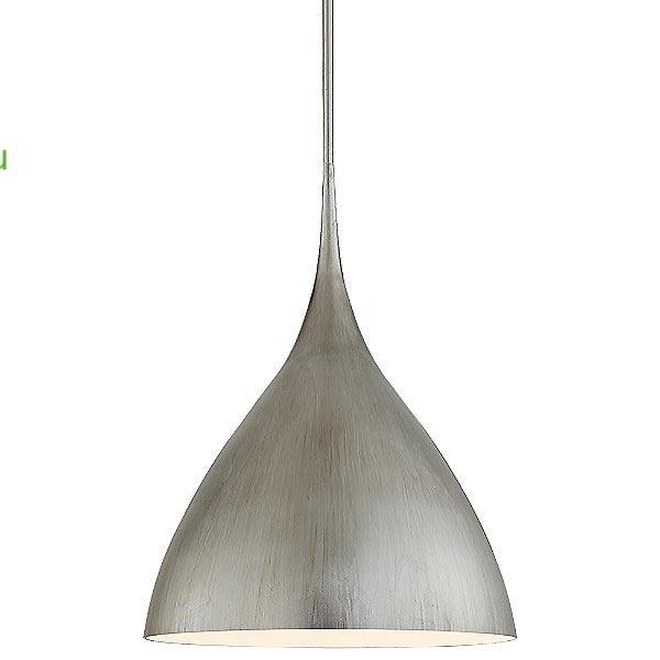 Agnes Pendant Light (Burnished Silver Leaf/White/Med) - OPEN BOX Visual Comfort, светильник