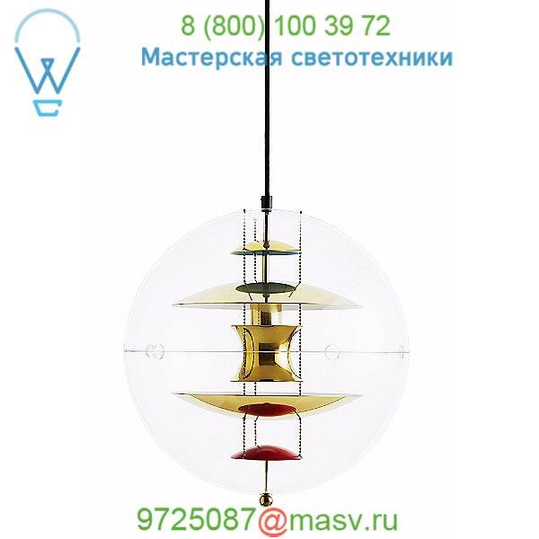 Verpan VP Globe Brass Pendant Light - 90th Anniversary Edition , светильник