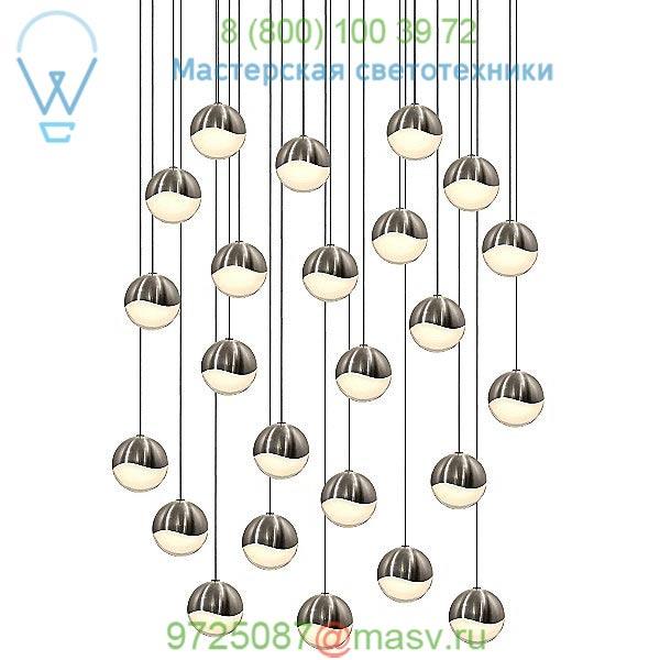 2918.01-SML SONNEMAN Lighting Grapes 24 Light LED Round Multipoint Pendant, светильник