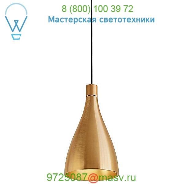 Pablo Designs Swell Narrow Pendant Light - Brass , светильник