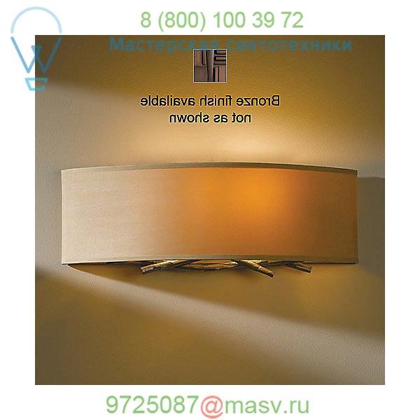 Brindille Wall Sconce - 207660 (Bronze/Doeskin Micro-Suede) - OPEN BOX RETURN Hubbardton Forge OB-207660-1005, опенбокс