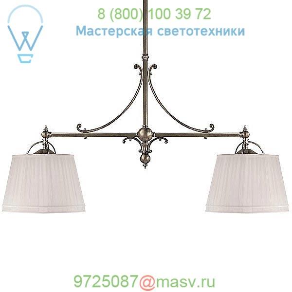 Sloane 2-Light Shop Pendant Light CHC 5102AB-AB Visual Comfort, подвесной светильник