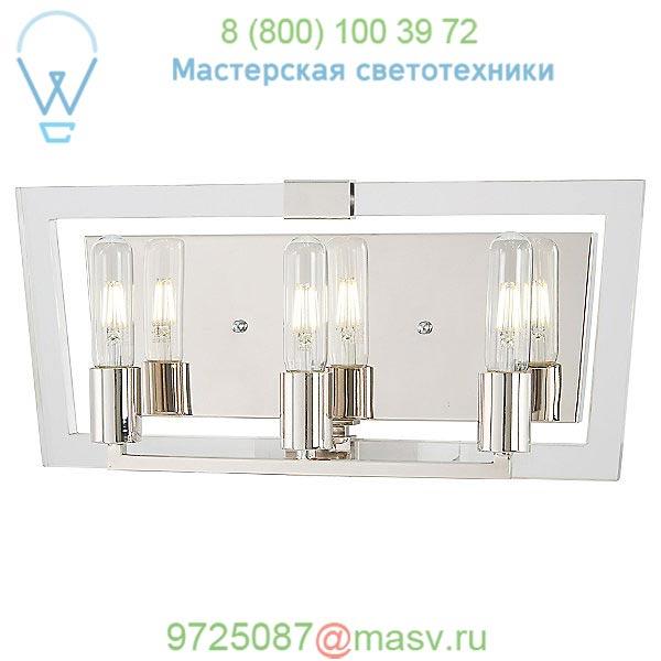 P1372-613 Crystal Chrome Vanity Light George Kovacs, светильник для ванной