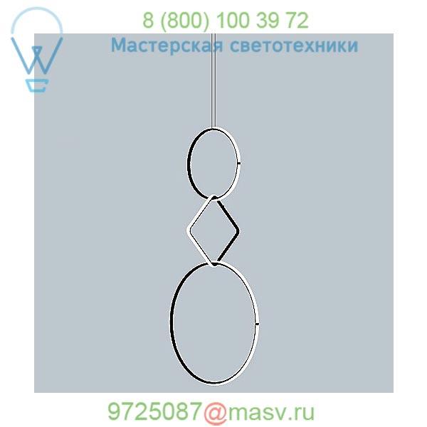 FLOS FU041530 | F0406030 | F0410030 | F0407030 Arrangements Round Small Three Element Suspension, подвесной светильник