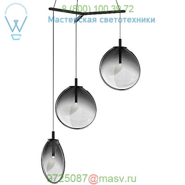 2995.25C-SML SONNEMAN Lighting Cantina Large 3-Light Tri-Spreader LED Pendant Light, светильник