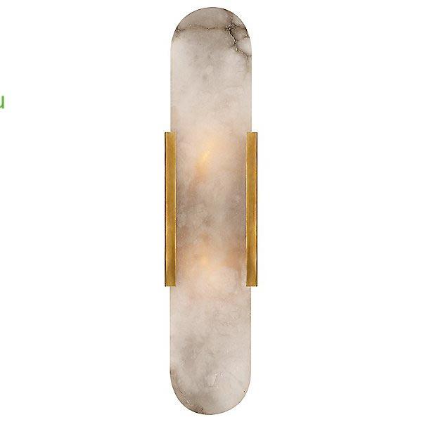 Melange Elongated Wall Sconce (Burnished Brass) - OPEN BOX Visual Comfort OB-KW 2013AB-ALB, опенбокс