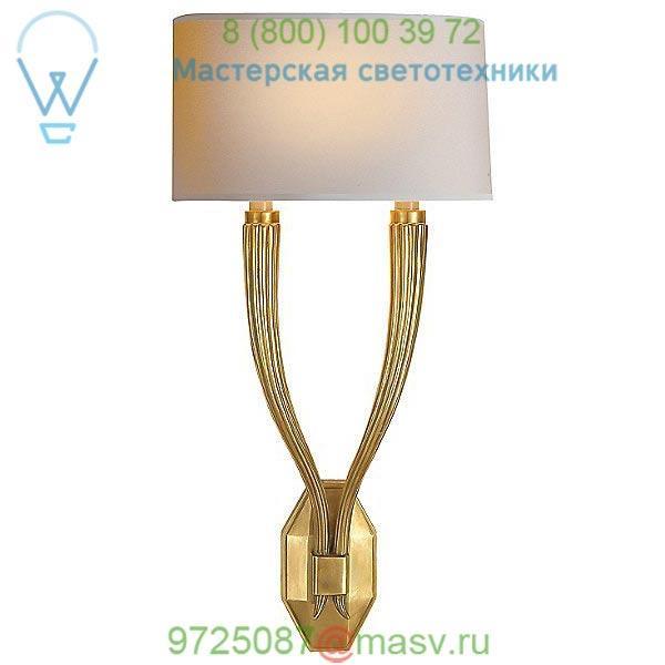 Visual Comfort Ruhlmann Double Wall Sconce CHD 2461PN-NP, настенный светильник