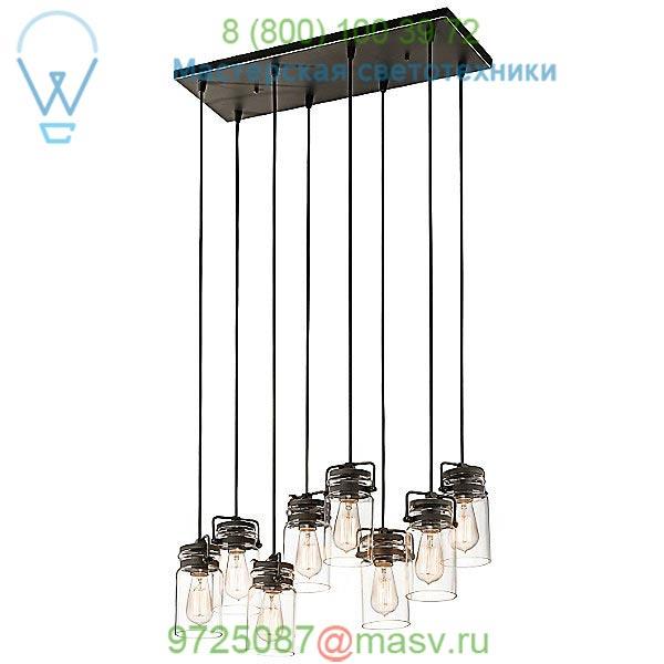 Brinley Linear Chandelier 42890NI Kichler, светильник