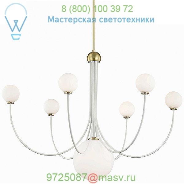 Mitzi - Hudson Valley Lighting Coco LED Chandelier H234805-AGB/WH, светильник