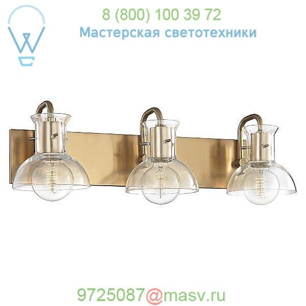 Riley Bath Bar H111302-AGB Mitzi - Hudson Valley Lighting, светильник для ванной