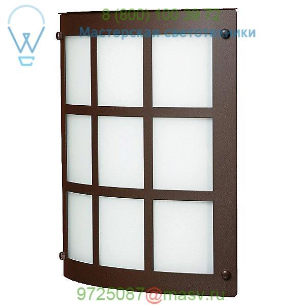 Moto Grid Indoor/Outdoor Wall Sconce Besa Lighting 106-842107-BA, уличный настенный светильник