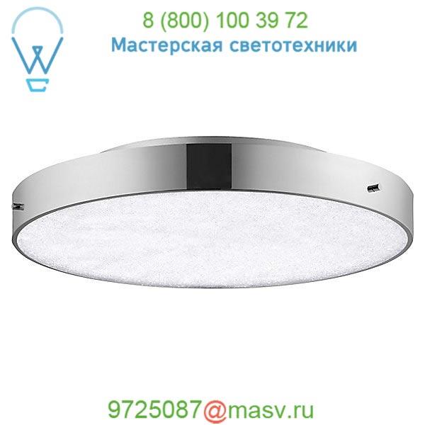 Elan Lighting 83588 Crystal Moon LED Round Flush Mount Ceiling Light, светильник