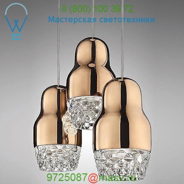 USFEDOR3BRBCGU1 AXO Light Fedora Cluster Pendant Light, подвесной светильник