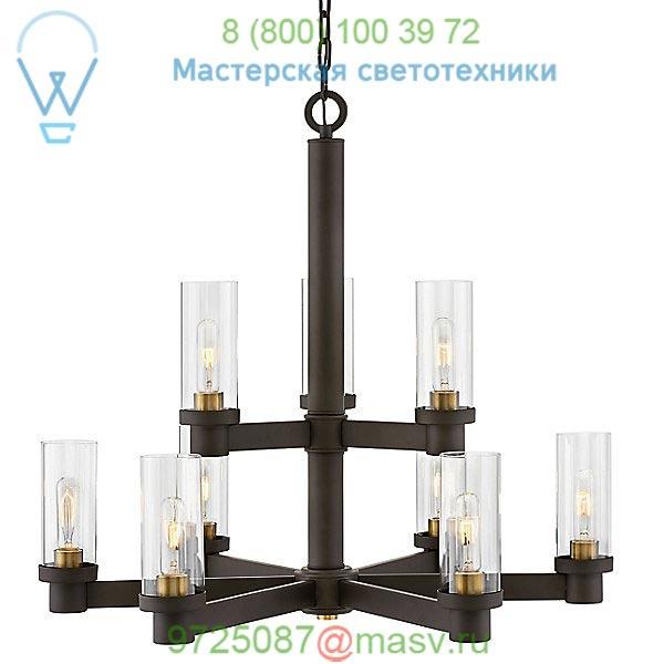 Midtown 2-Tier Chandelier Hinkley Lighting 4978BN, светильник