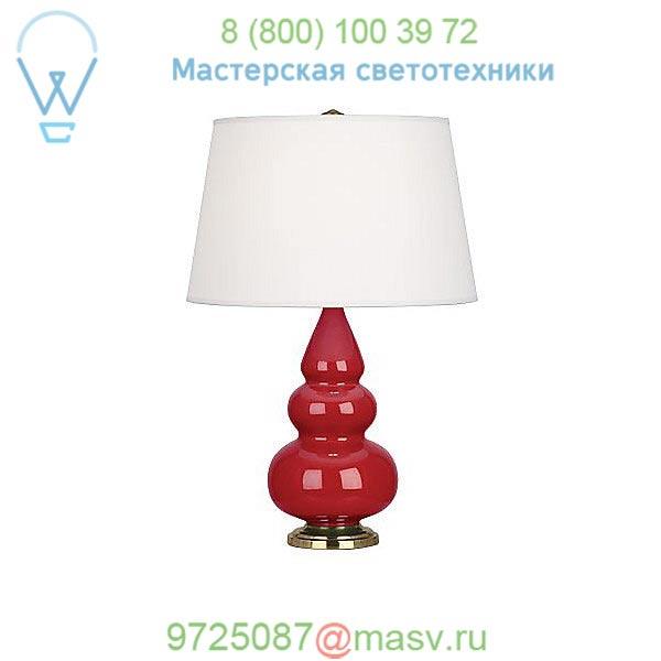 Small Triple Gourd Table Lamp with Metal Base Robert Abbey CR32X, настольная лампа