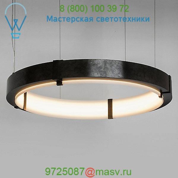 Ridgely Studio AU-PE-BBR-MD Aura Pendant Light, светильник