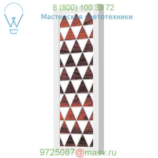 Jefdesigns jd_Triangle1_Ebony_Tablet Triangle 1 Plank LED Wall Sconce, настенный светильник