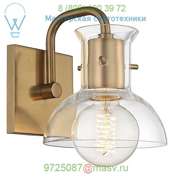 Riley Wall Sconce Mitzi - Hudson Valley Lighting H111301-AGB, настенный светильник