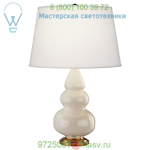 Small Triple Gourd Table Lamp with Metal Base Robert Abbey CR32X, настольная лампа