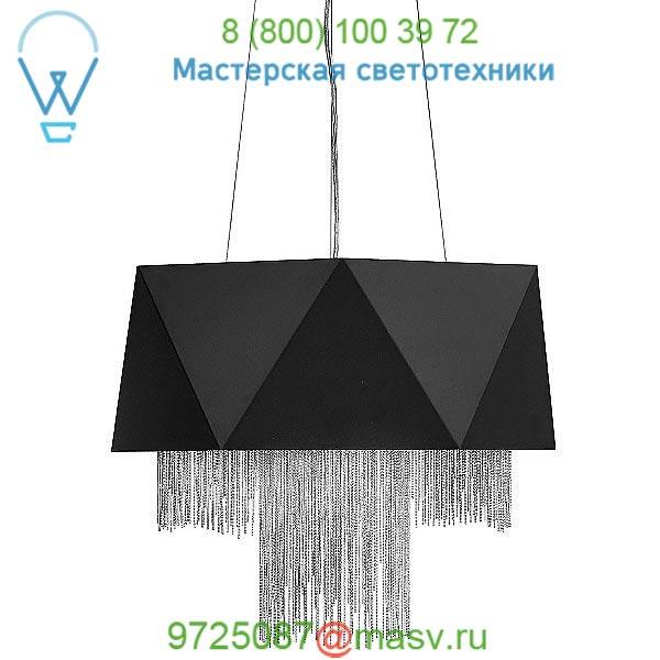 Zuma Single Tier Chandelier Fredrick Ramond FR32804SBK, светильник