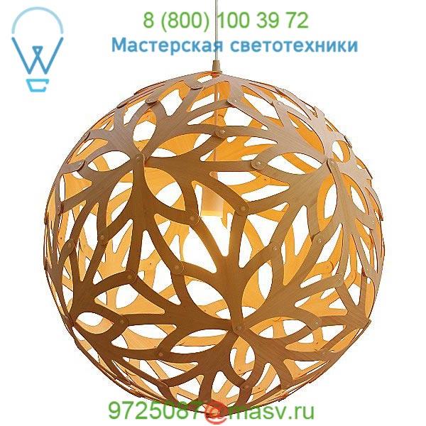 FLO-0800-NAT-WHI Floral Pendant Light David Trubridge, светильник