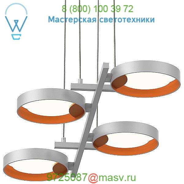 Light Guide Ring 4-Light LED Pendant Light SONNEMAN Lighting 2655.25W, светильник