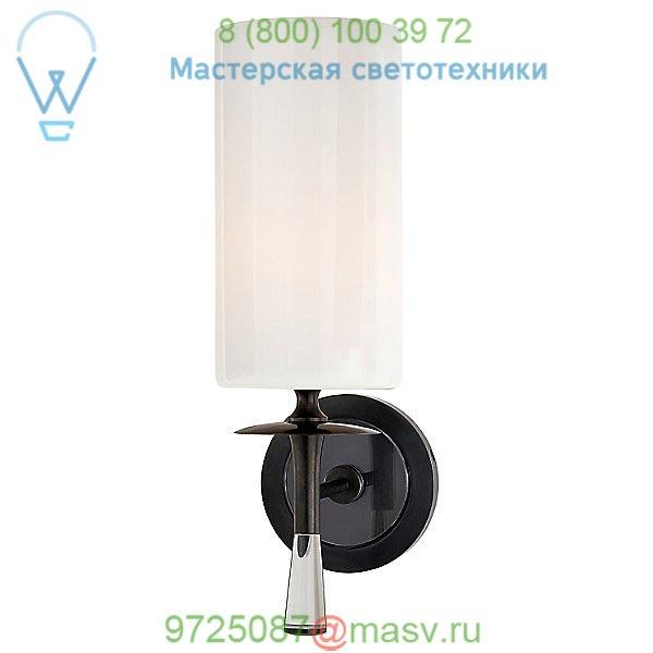 Visual Comfort Drunmore Wall Sconce with Glass Shade ARN 2018BZ/CG-WG, настенный светильник