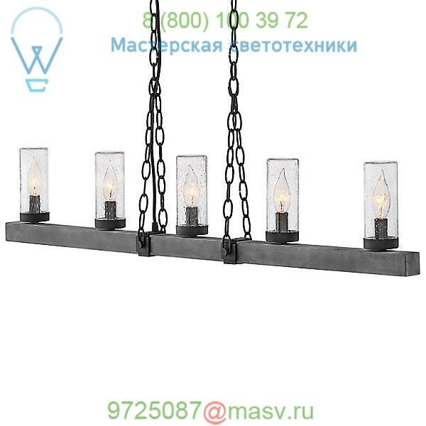 Sawyer Outdoor Linear Chandelier 29205SQ Hinkley Lighting, уличный подвесной светильник