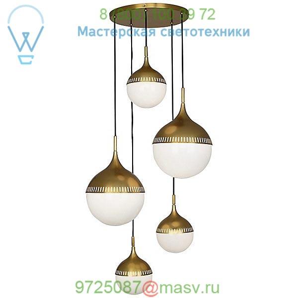 Robert Abbey 791 Rio Multipoint 5 Light Chandelier, светильник