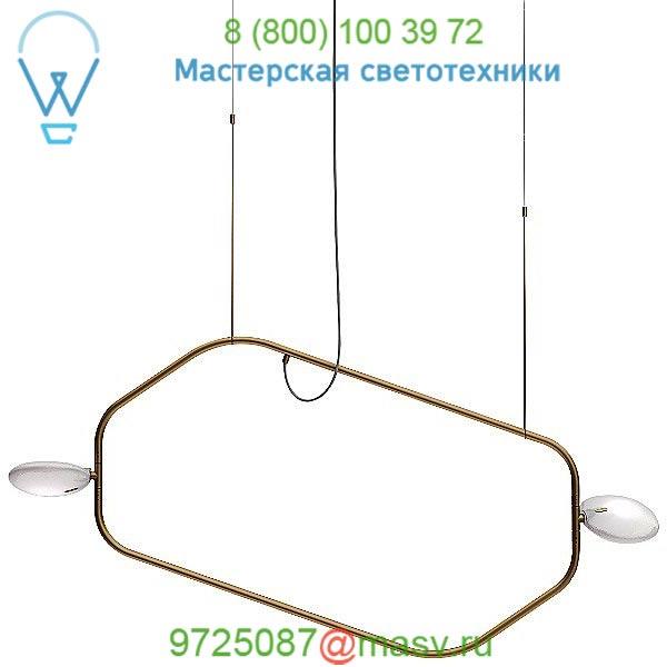 Rich Brilliant Willing Palindrome 2 Light LED Chandelier PD-2-11-J11-DW-120, светильник