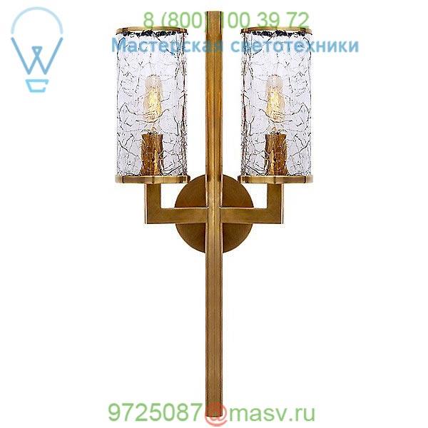 KW 2201AB-CRG Liaison Double Wall Sconce Visual Comfort, настенный светильник бра