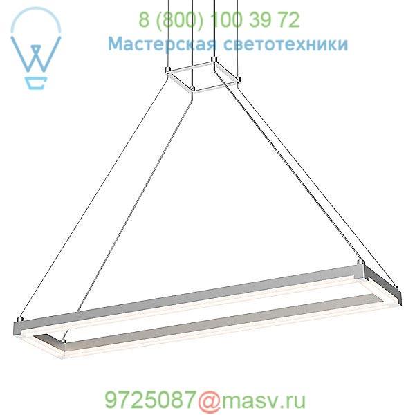 Stix Rectangle LED Linear Suspension (Al/J-20)-OPEN BOX SONNEMAN Lighting , светильник