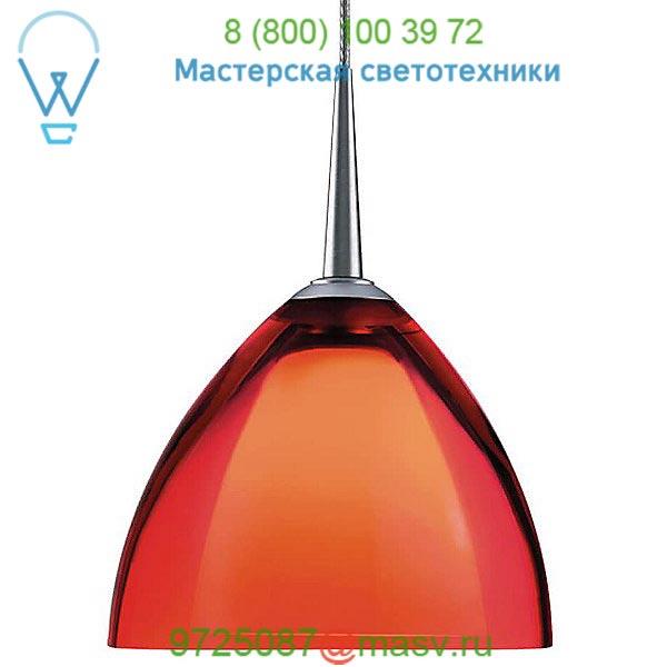 Bruck Lighting Rainbow II Down Pendant Light (Red/Matte Chrome/LED Monopoint) - OPEN BOX RETURN , светильник