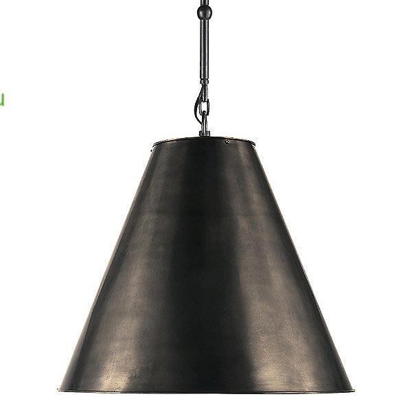 Goodman Pendant (Bronze with White/Bronze/Small) - OPEN BOX OB-TOB 5090BZ-BZ Visual Comfort, опенбокс