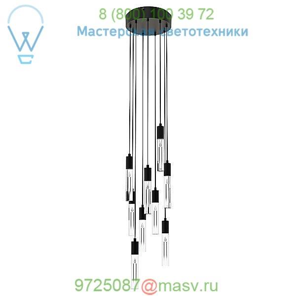 Seraph Round 8 Inch LED Chandelier Blackjack Lighting SER-08P-BL-BU, светильник