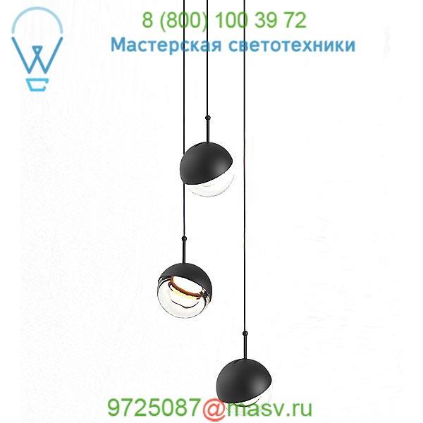 SLD-1010P3-BRS Dora P3 Multi-Light Pendant Light Seed Design, светильник