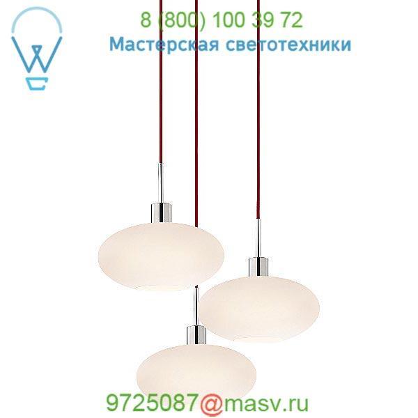 Glass Pendants Oval Pendant Light SONNEMAN Lighting 3566.01R-3, светильник