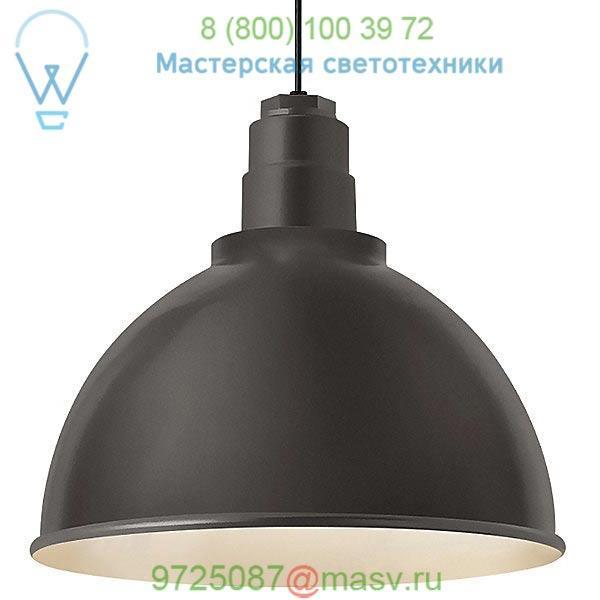 Deep Reflector Outdoor Pendant Troy RLM Lighting 5DRD12MBK-BC, уличный подвесной светильник