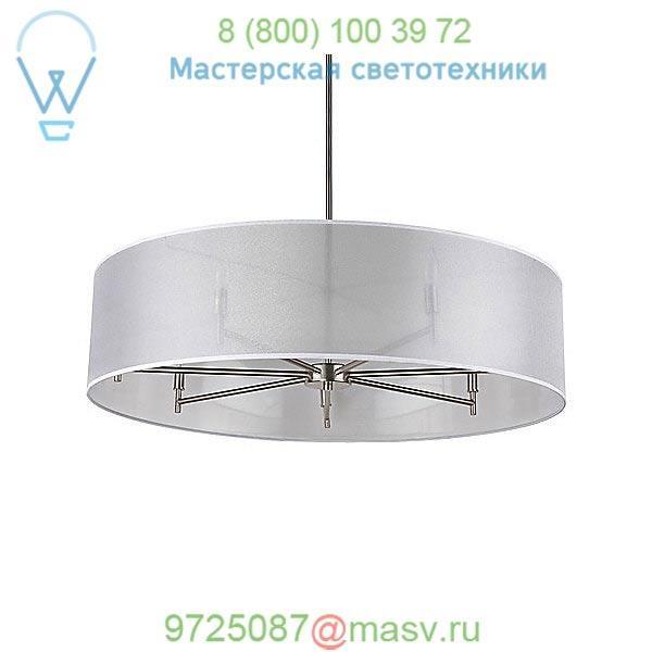 Lights Up! Walker 7-Arm Drum Chandelier 9070BN-WHT, светильник