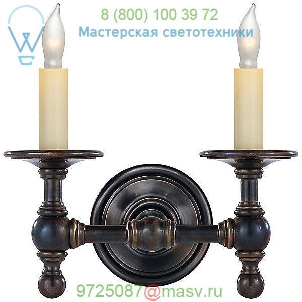 Visual Comfort Classic Double Wall Sconce SL 2816AN, настенный светильник бра