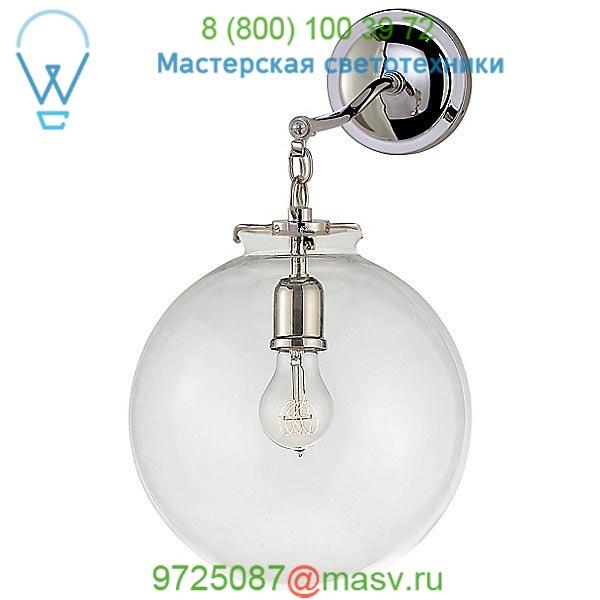 Katie Globe Bathroom Wall Light TOB 2226BZ/G4-CG Visual Comfort, настенный бра