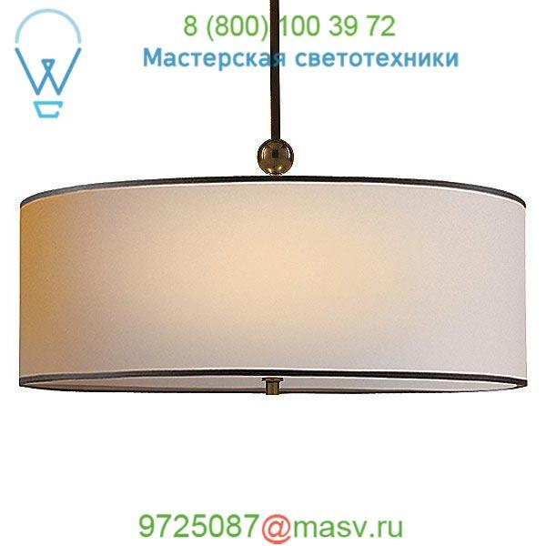 Visual Comfort TOB 5011AN-NP Reed Drum Pendant, подвесной светильник