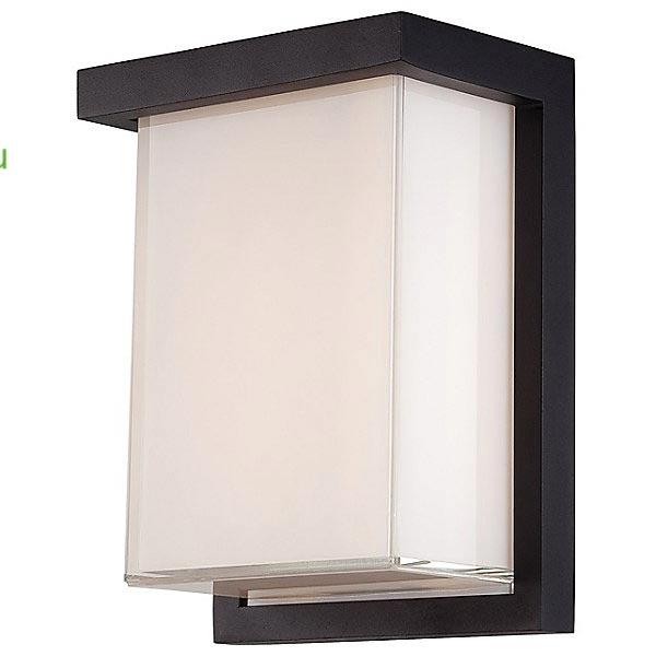 Modern Forms WS-W1420-BK Ledge Outdoor Wall Light, уличный настенный светильник