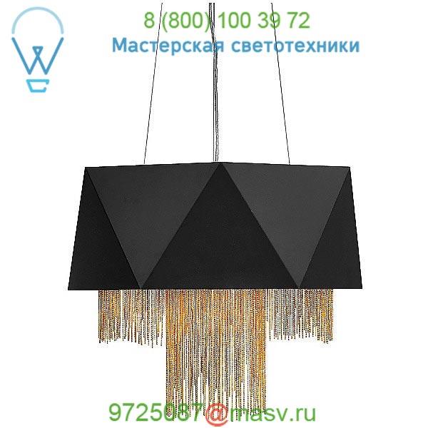 Zuma Single Tier Chandelier Fredrick Ramond FR32804SBK, светильник