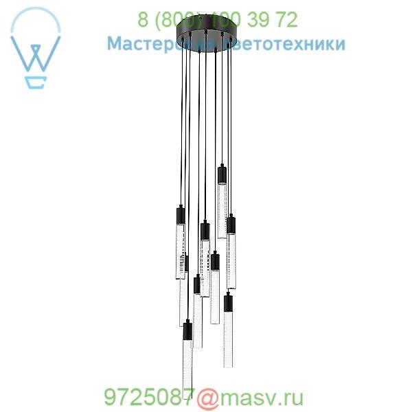 Blackjack Lighting SER-08P-BL-BU Seraph Round 8 Inch LED Chandelier, светильник