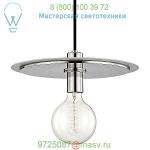 Milo Pendant Light Mitzi - Hudson Valley Lighting H137701S-AGB/BK, светильник