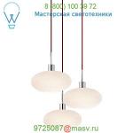 Glass Pendants Oval Pendant Light SONNEMAN Lighting 3566.01R-3, светильник