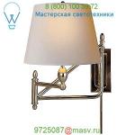 Visual Comfort TOB 2203BZ-NP Paulo Swingarm Lamp, бра