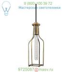 1041-AGB Colebrook 5 Inch Square Pendant Light Hudson Valley Lighting, светильник