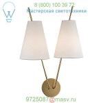 6322-AGB Hudson Valley Lighting Milan 2-Light Wall Sconce, настенный светильник бра